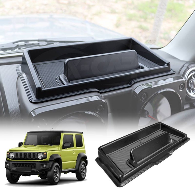 Car Dashboard Storage Box for Suzuki Jimny 2019 ~ 2022 Accessories Tray Pad  RED