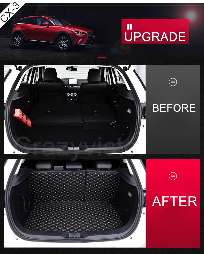 Mazda CX3 CX3 20152019 Premium Custom Made Waterproof Boot Liner