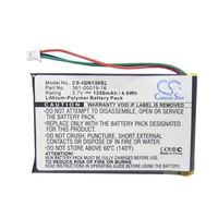 Replacement Battery for Garmin Nuvi 1300 1340T Pro 1350 1350T 1370 1370T 1375T 1390 1390T 1490 361-00019-12 361-00019-16 GPS Navigator