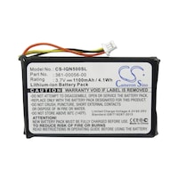 1100mAh Replacement Battery for Garmin Nuvi 30 40 40LM 50 50LM 52LM 55LM 55LMT 56LMT 66LM 2689LMT DriveSmart 51 60 61 65 LMT-S 361-00056-00