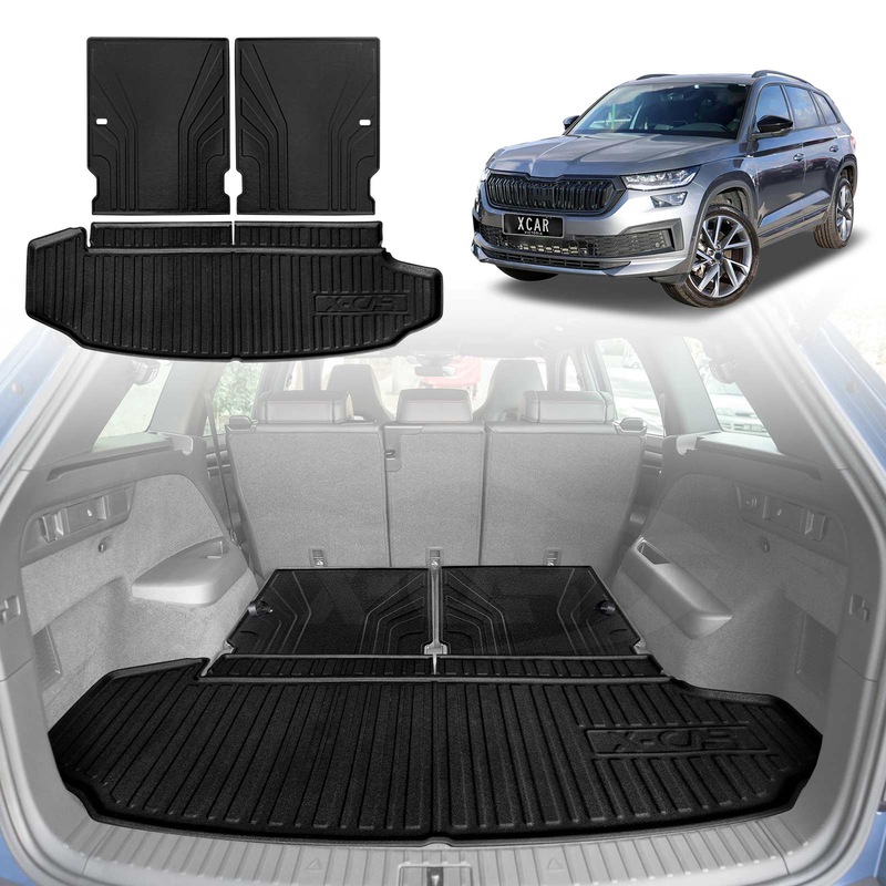 Buy Boot Liner for SKODA Kodiaq 20172021 Heavy Duty Cargo Trunk Mat Luggage Tray MyDeal