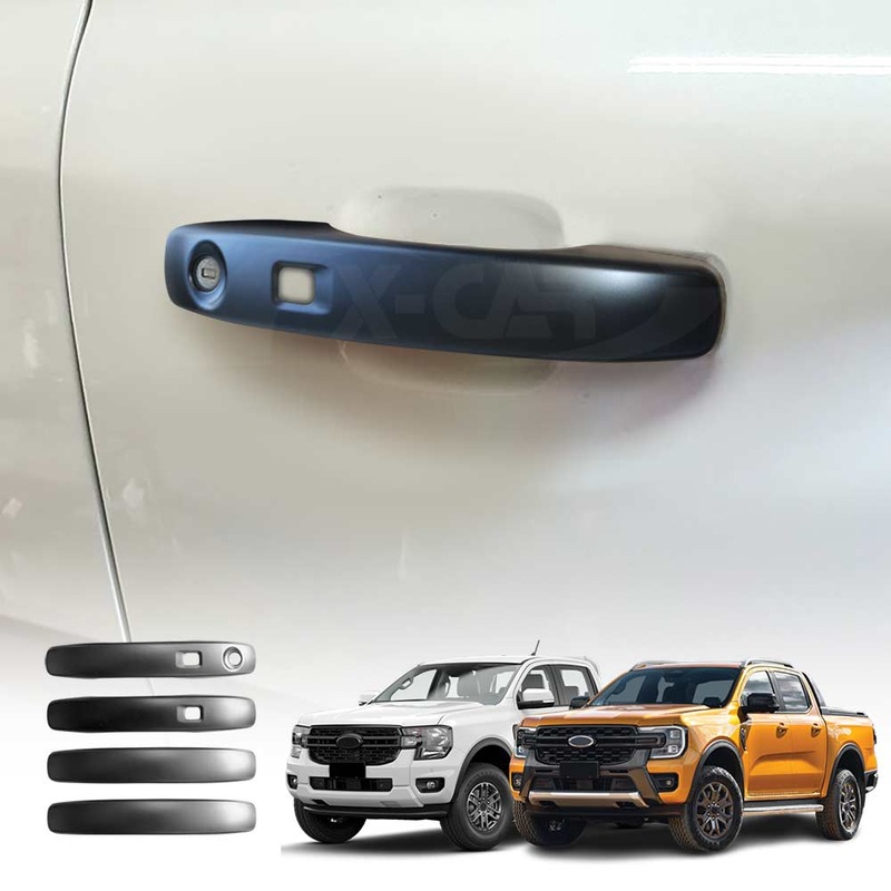 Buy Keyless Smart Door Handles Cover for Ford NEXTGEN Ranger MY22 2022+ Matt Black protector