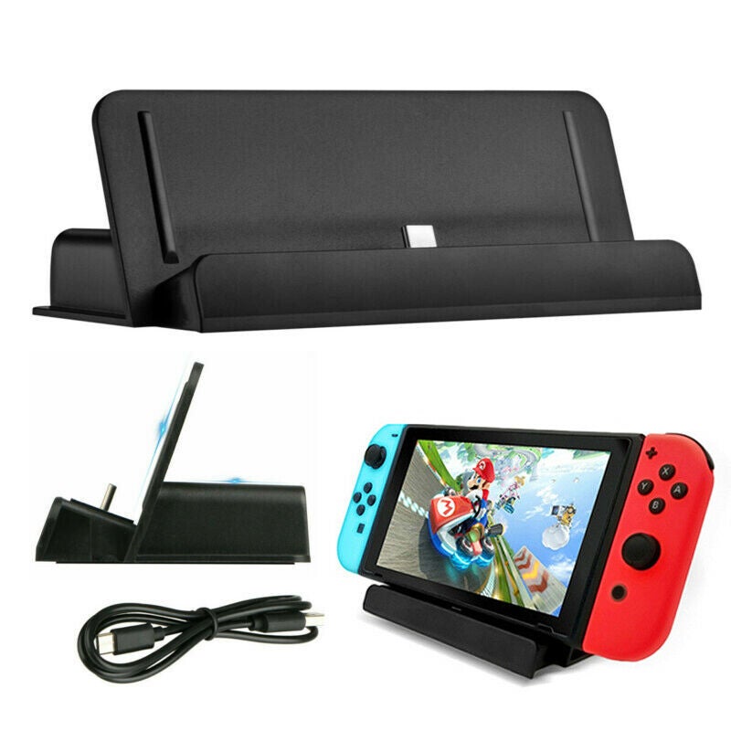 Nintendo Switch and Switch Lite Game Console Charging Dock Station Stand Charger Holder
