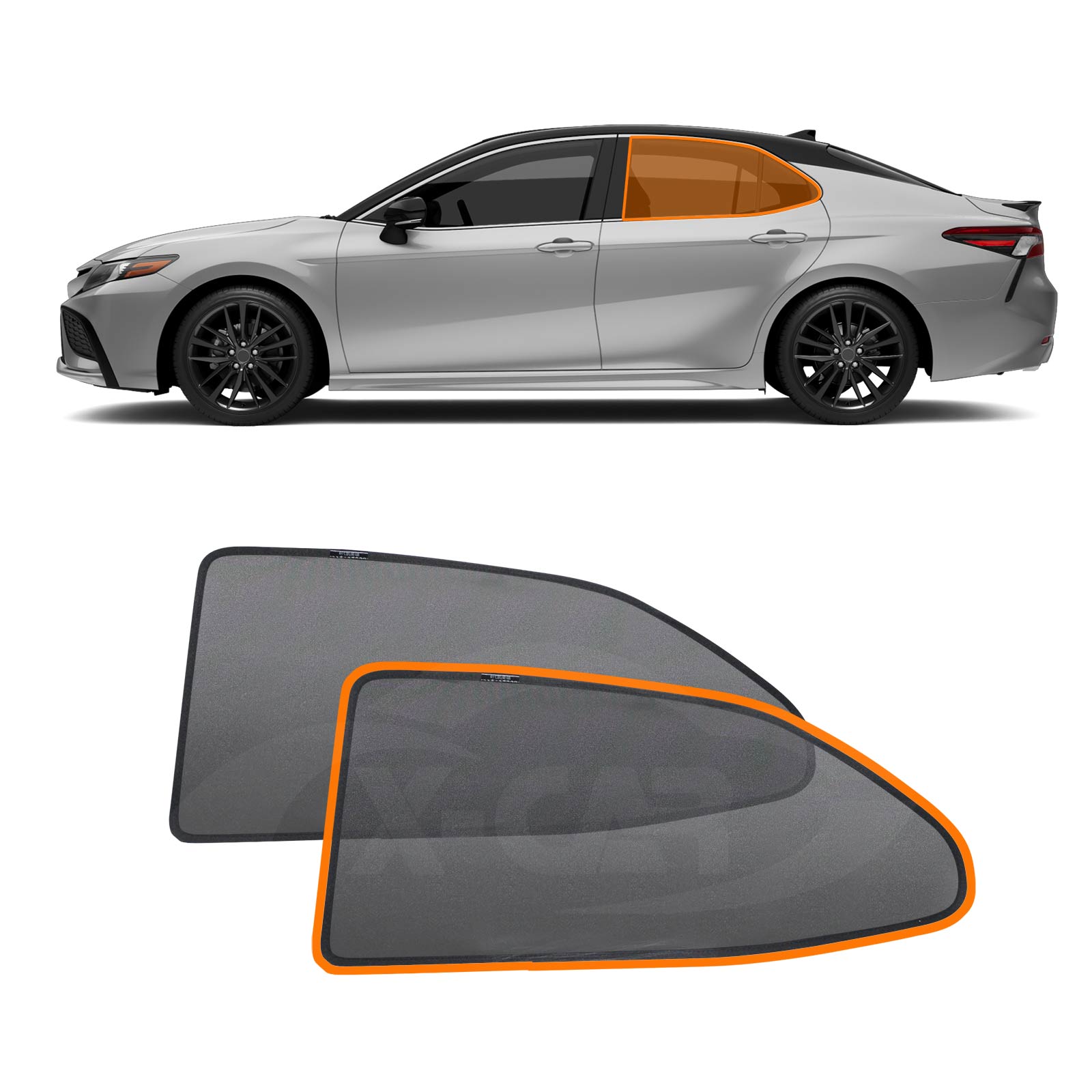 Camry rear on sale window shade