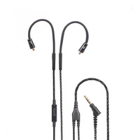 Replacement Audio Cable Mic for Shure SE215 SE315 SE425 SE535 SE846 UE900 Earphones Headphones