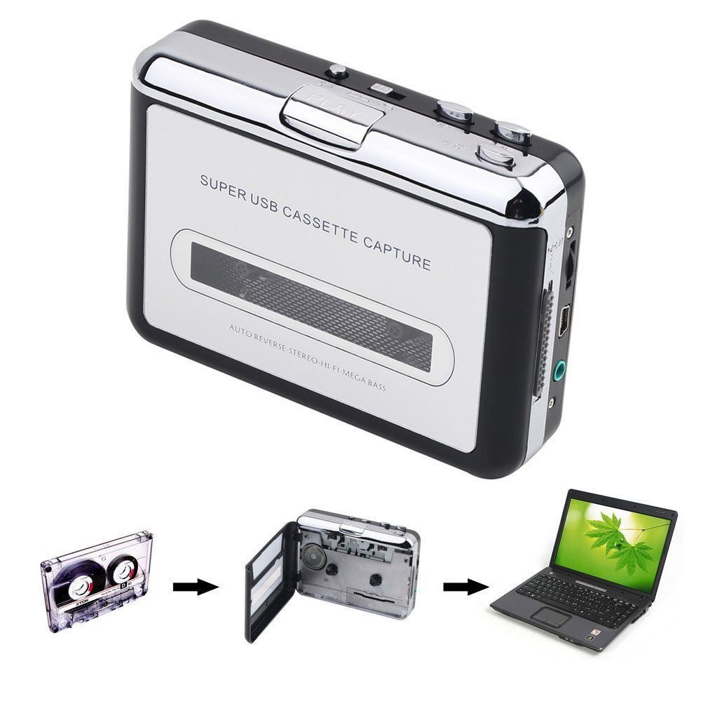 Tape to PC USB Cassette MP3 CD Converter Capture Digital Audio Music Player
