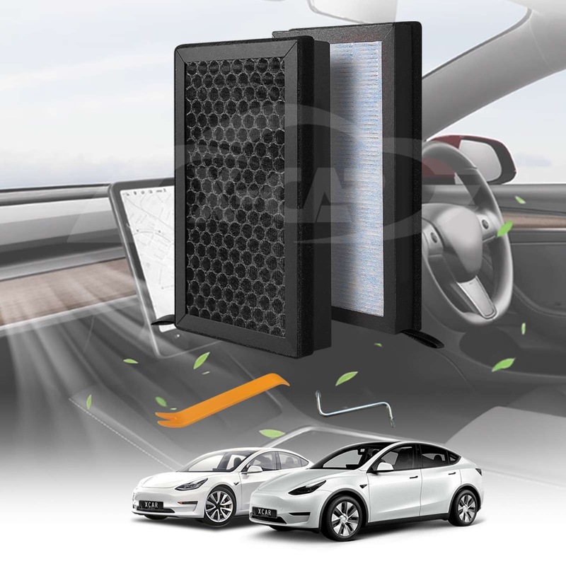 Buy Tesla Model 3 Model Y Air Filter HEPA with Activated Carbon