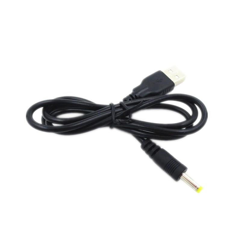 USB A to DC 5V 4.0mm x 1.7mm Power Adapter Charger Cable Lead Cord for Sony PSP
