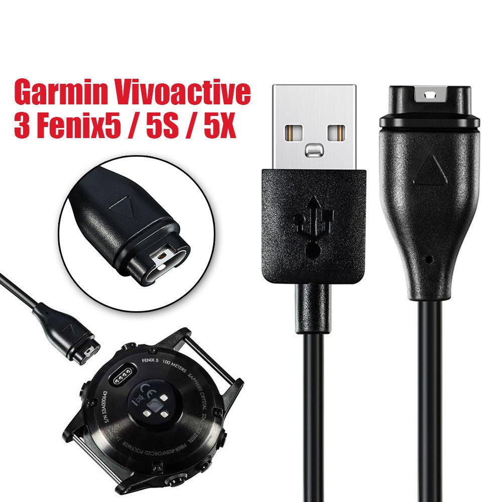USB Charger Charging Cable For Garmin Fenix 5