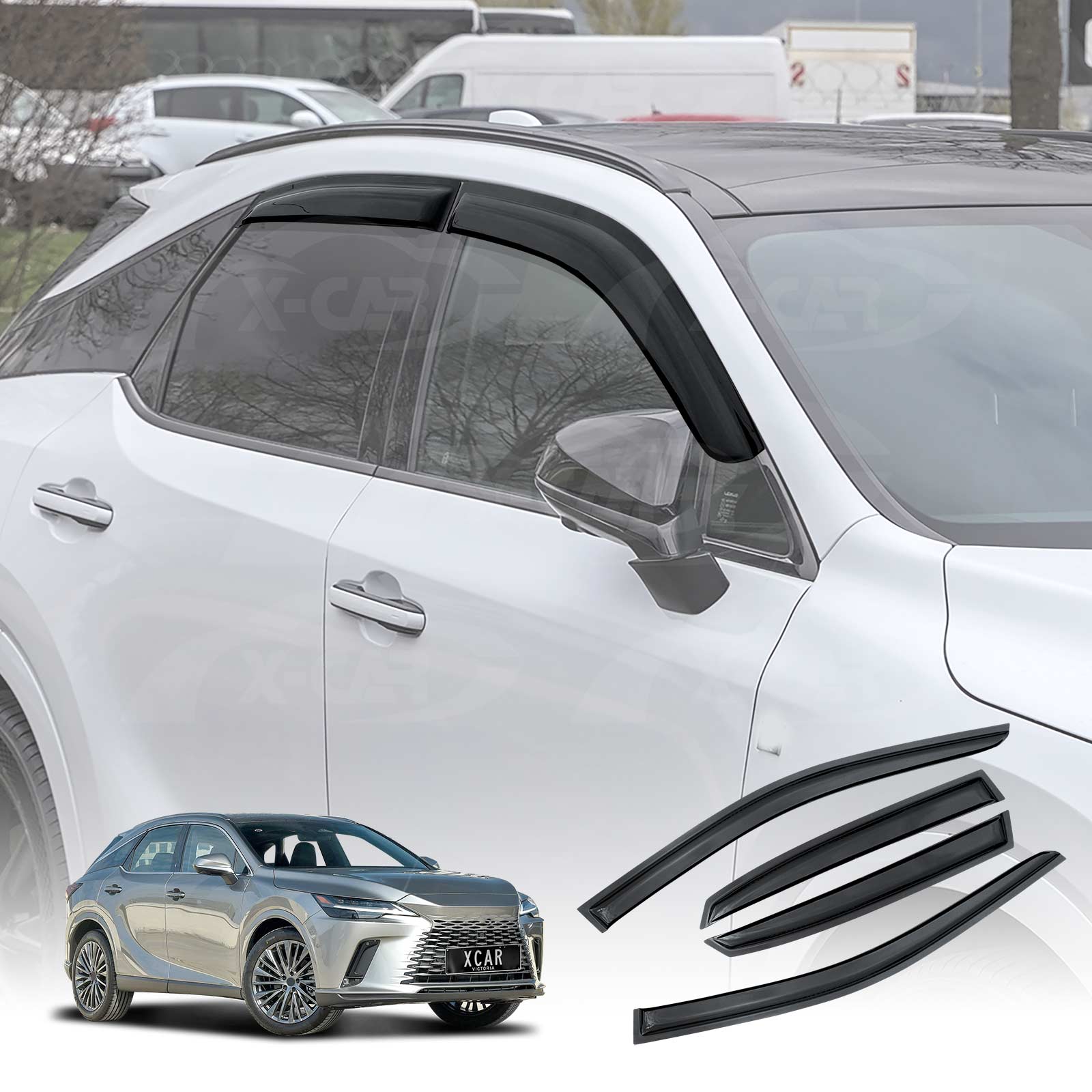 Buy Weathershields for Lexus RX RX350 RX500 2022-Onwards Car Weather ...