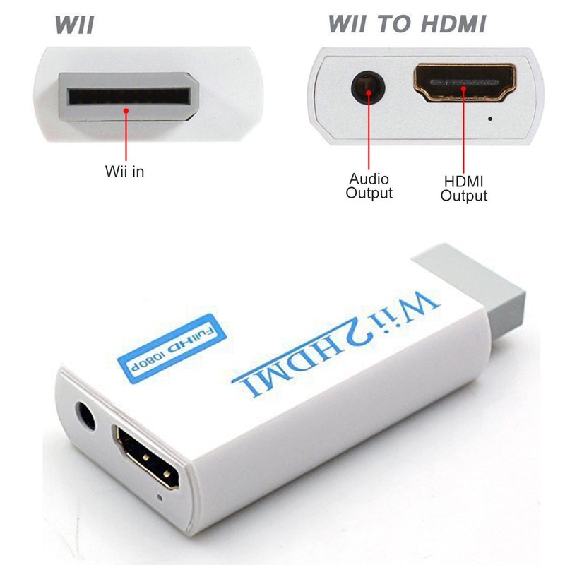 Buy Wii/Wii U to HDMI Adapter Converter Adapter HD Audio Video Output