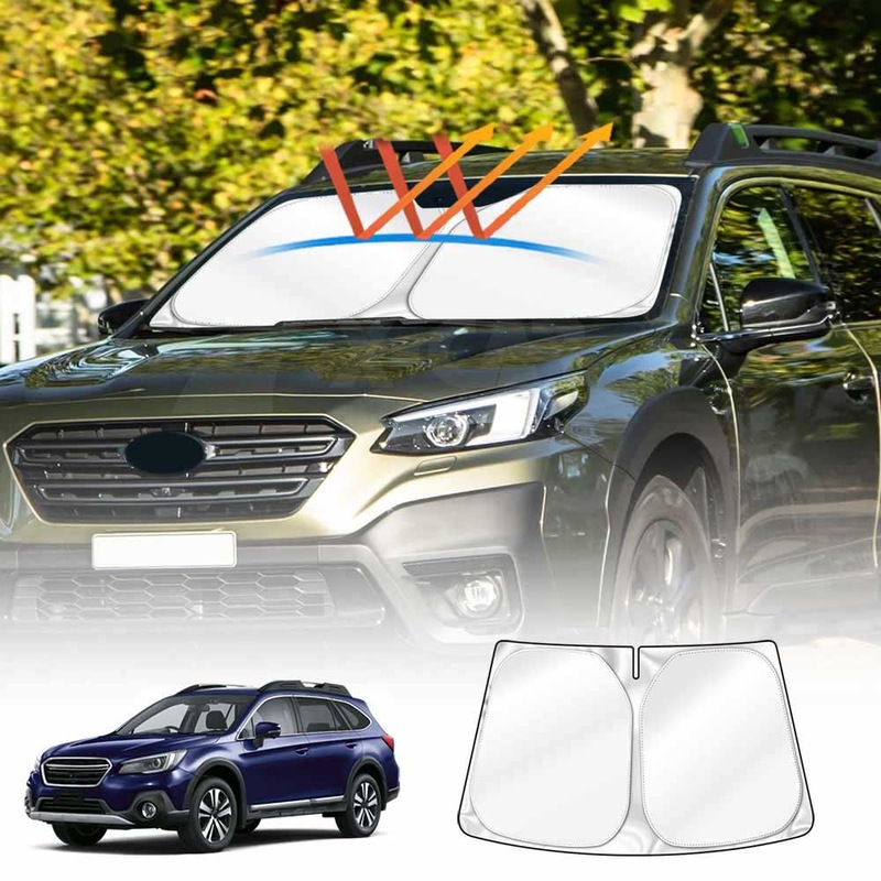 Buy Windshield Sun Shade for Subaru Outback 20152020 Blocks UV Rays Foldable Custom Wind Screen