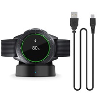 Wireless Charger Charging Dock Cradle for Samsung Galaxy Watch 46mm 42mm SM-R800 SM-R810 SM-R815 EP-YO805