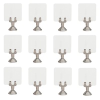 Trenton 12 x Harp Shape Place Card Menu Holder - 40mm