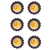 Daily Bake 12cm x 3cm Non Stick Mini Quiche Pan - Set of 6