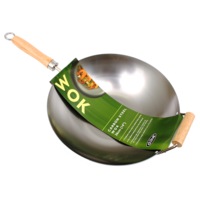 D.Line 36cm Carbon Steel Wok