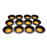 Daily Bake 7.5cm x 2xcm Non Stick Mini Quiche Pan Set of 12