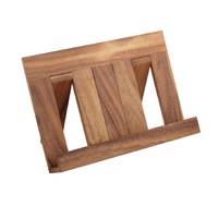 Davis & Waddell Acacia Wood Recipe Book Holder Vertical