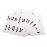Appetito Clear Pantry Labels - Pack of 60
