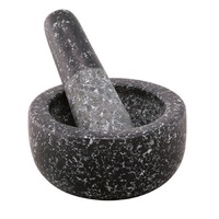 Avanti Black Specked Mini Mortar And Pestle 9.5cm