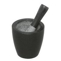 Avanti Conical Black Mortar And Pestle 13 x 13cm