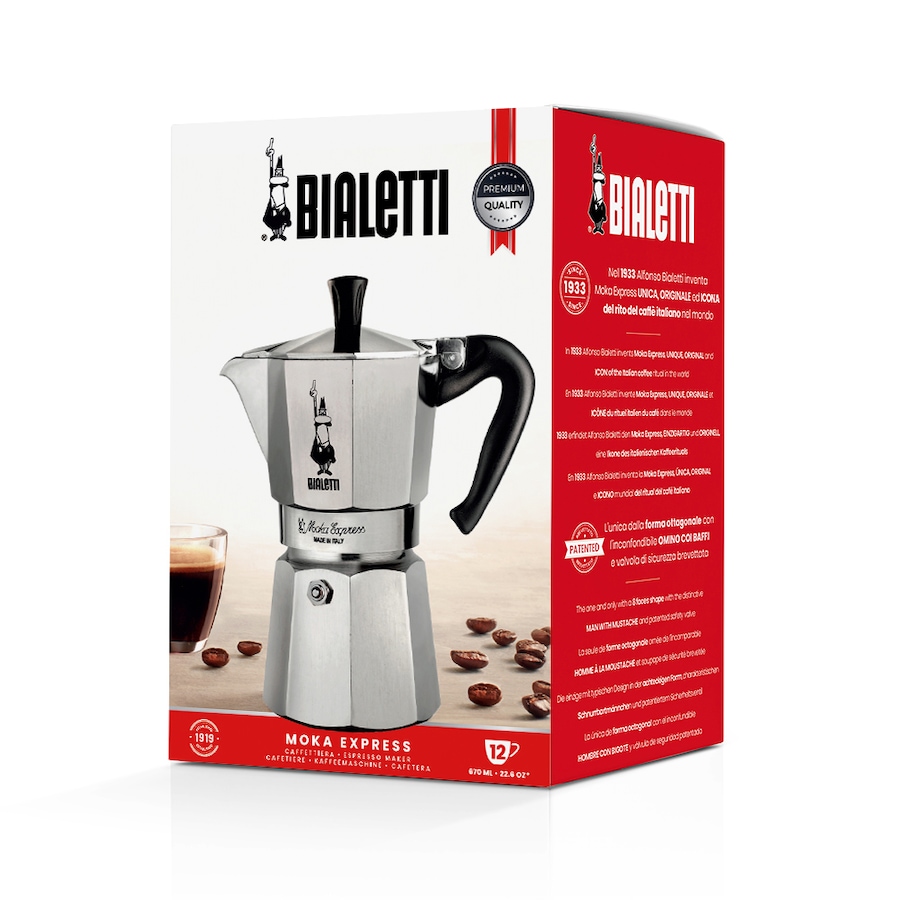 Bialetti Moka 12 Cup Espresso Maker Percolator