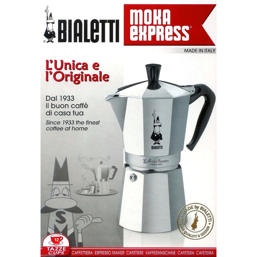 Bialetti Moka 12 Cup Espresso Maker Percolator