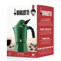 Bialetti Moka 3 Cup Alpina Espresso Maker