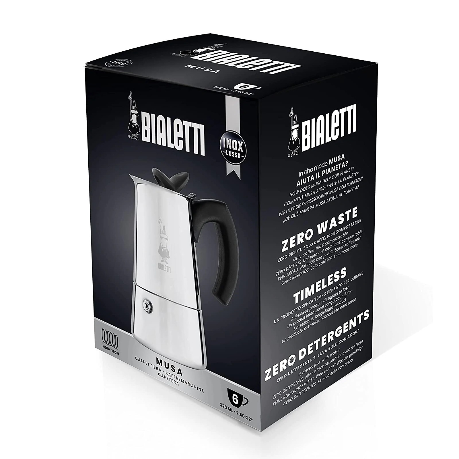 Bialetti Musa 6 Cup Coffee Percolator 