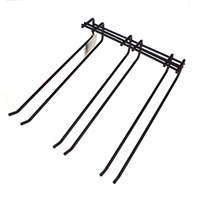 Trenton Black Triple Glass Rack