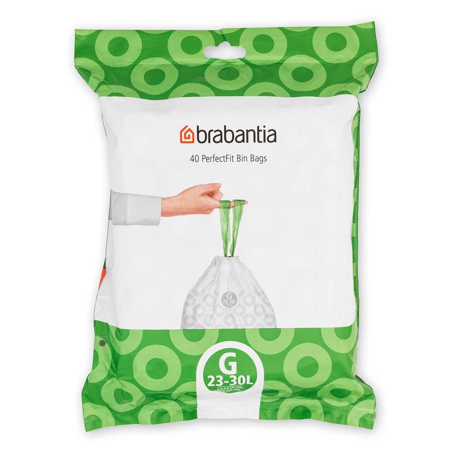 Brabantia Bin Liners G 23 30 Litre - 40 Waste Bags