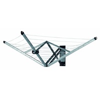 Brabantia Wallfix Rotary Fold Away 24M Clothes Line With Cover