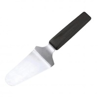 Chef Inox Stainless Steel Cake Server with Plastic Black Handle