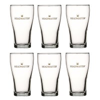 CROWN NUCLEATED HEADMASTER GLASSES CONICAL Beer Bar Durable Commercial  Brewery