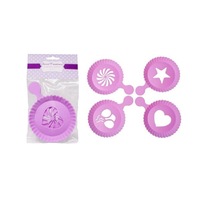 Appetito Cupcake Stencil 4 Designs