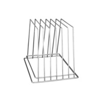 Trenton Chrome Plated Cutting Board Rack - 6 Slots