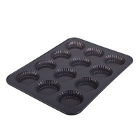 Daily Bake Silicone 12 Cup Mini Quiche Pan - Grey