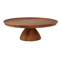 Davis & Waddell Acacia Wood Footed Cake Stand
