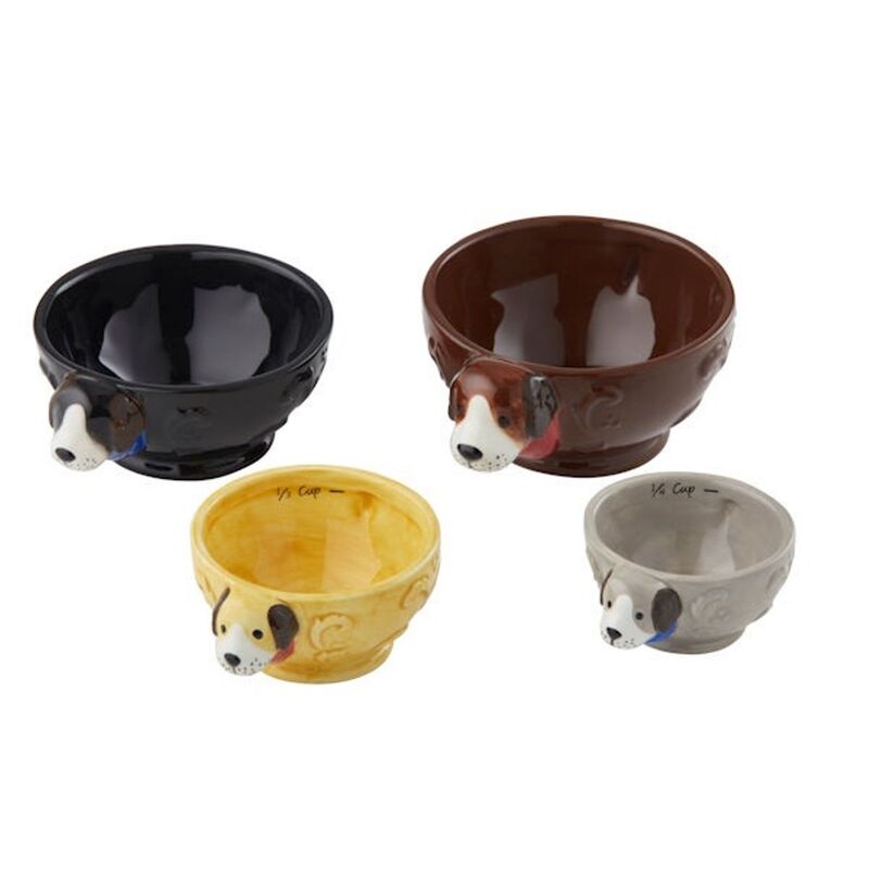 dog measuring cups