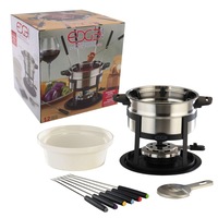 D.Line Edge 12 Piece 3 In 1 Fondue Set