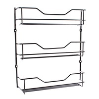 Entree Chrome 3 Tier Spice Rack - Silver