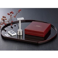 Feather As-D2S Stainless Steel Razor and Stand with Razors - Gift Boxed