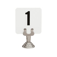 Trenton Harp Shape Place Card Menu Holder Single - 40mm