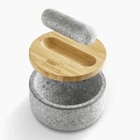 Joseph Joseph Dash Mortar and Pestle with Bamboo Lid