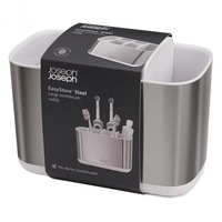 Joseph Joseph EasyStore Toothbrush Caddy Large Steel