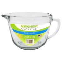 Kitchen Classics Glass Batter Bowl 2 Litres