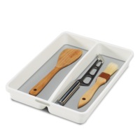 Madesmart 2 Compartment Mini Utility Tray - White