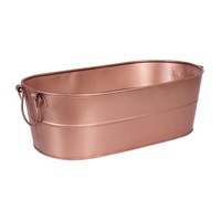 Moda Oval Beverage Tub Satin Copper Look 53X29Cm