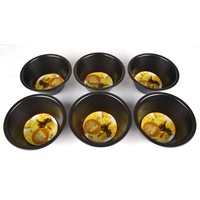 Daily Bake Non-Stick Mini Pie Pans 12cm x 3cm Set of 6