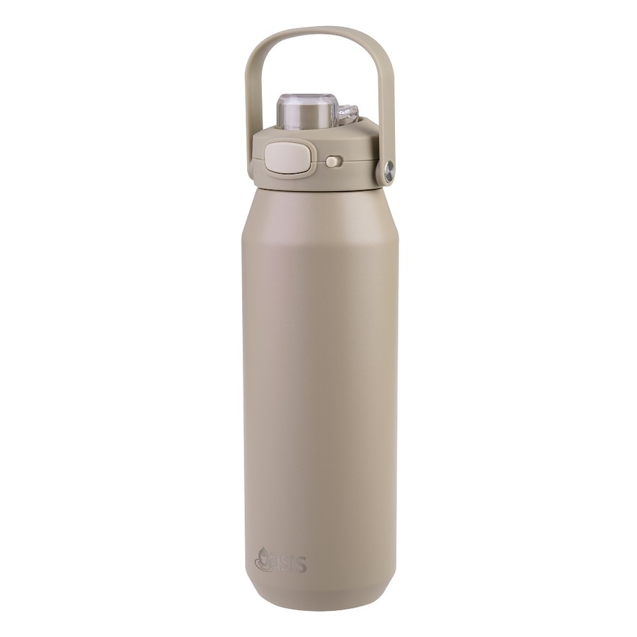 Oasis Capri Stainless Steel Ceramic Lined Insulated Drink Bottle 750ml - Latte